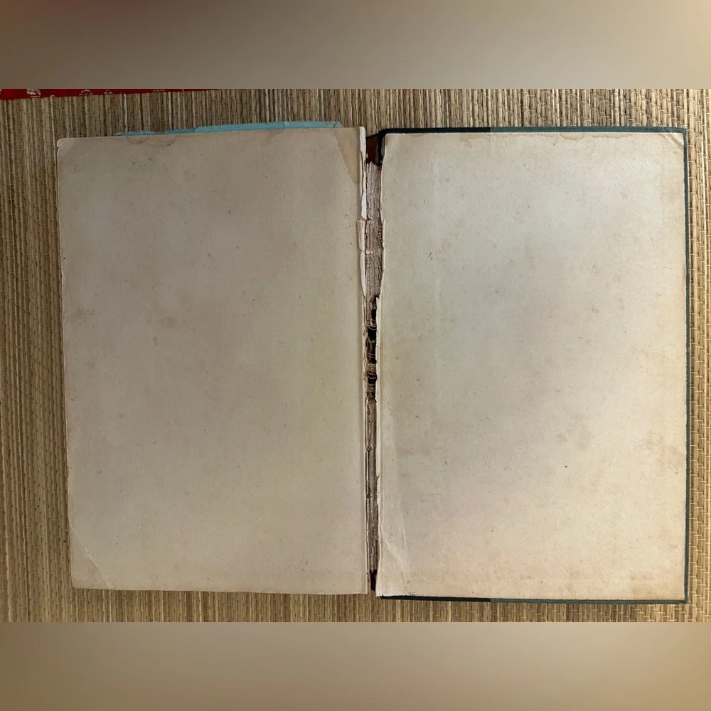 Childrens Mission Cook Book 1937 Hardcover Canton OH. Includes correction insert